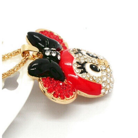 Betsey Johnson Adorable crystal Mouse - Picture 2 of 2